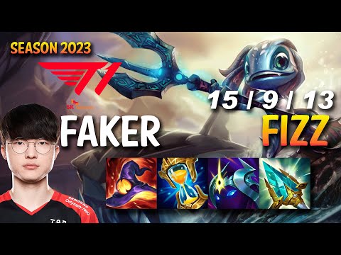 T1 Faker FIZZ vs AURELION SOL Mid - KR Ranked