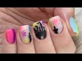 GLOW IN THE DARK DISNEY CASTLE NAILS