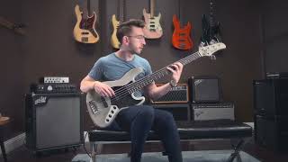 Video thumbnail for Mike Lull M5V Demo | Porsche Chalk M5V | Mike Lull Custom Guitars by Mike Lull Custom Guitars