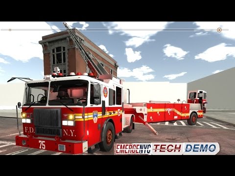 EmergeNYC Tech Demo | Hook & Ladder 75 (Tiller) Showcase | EQ2B, Air Horns & Rear Wheel Steering