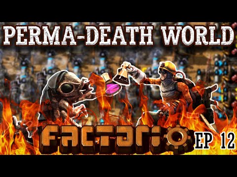 Automating Combat Essentials| FACTORIO: PERMA-DEATHWORLD - Ep 12