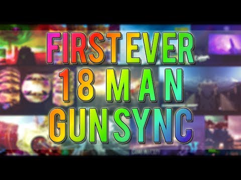 🔥 FIRST 18 MAN GUN SYNC COLLAB 🔥 ~ Show Up Ft. Virus Syndicate (Vibement Remix)
