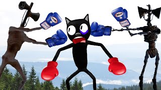 SIREN HEAD vs CARTOON CAT | Epic Battle! Сиреноголовый