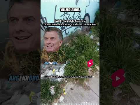 ​@antiargento Gobierno de la Ciudad de Buenos Aires Jorge Macri Basural General Paz Villerismo Puro