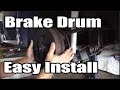 Classic VW BuGs How to Easy Install Tip Trick Brake Drum for Beetle Ghia Bus