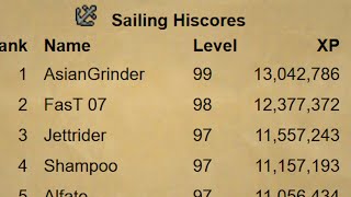 1-99 Sailing Hiscores Timelapse