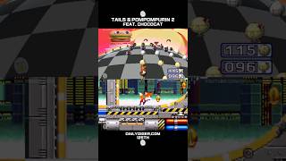TAILS & POMPOMPURIN 2 - FEAT. CHOCOCAT | Sonic Mania + Sonic 2 Mania | #shorts #sonicshorts