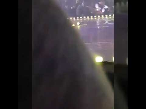 170311 AOA 1st Concert Then the song Getout AOA members are doing surprise events for fans (Elvis).