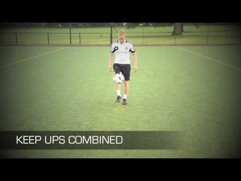 Advanced Kick Ups Tutorial How to Juggle a Football Soccer Ball Part 4 - YouTube