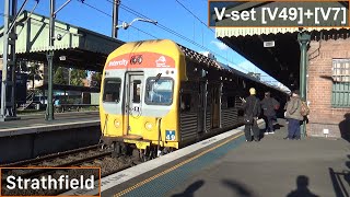 Sydney Trains V-set [V49]+[V7] at Strathfield