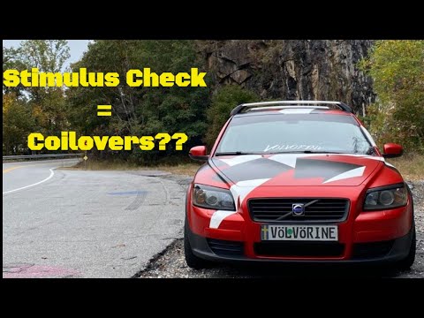 I bought coilovers with my stimulus check and installed them on my 2008 Volvo C30