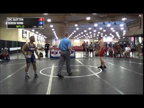 86 kg R2 - Zac Slotten (Colorado Mesa WC) vs Deron Winn (TMWC)