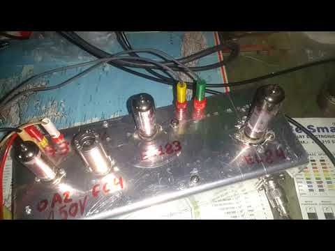 6C4 EL183 EL84 tube FM 87-108mhz part 1