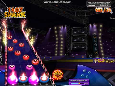 [ The Fiery Concert ] AuditionPVS Guitar Mode BIG ASS อาบน้ำร้อน(Lv.3 Hard) 135 BPM