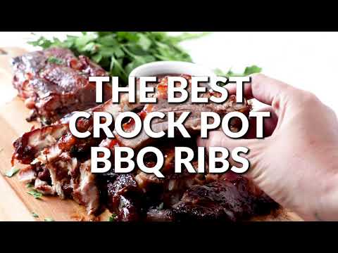 How to make: THE BEST BBQ CROCK POT RIBS