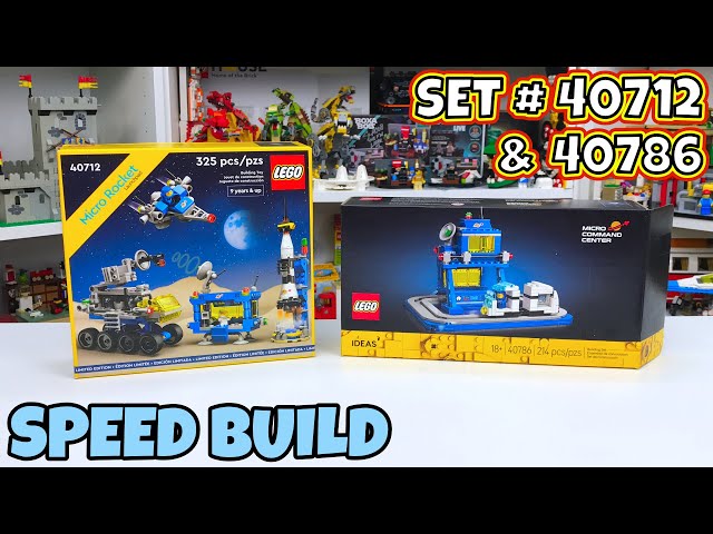 Vídeo relacionado con Lego 40712 Micro Plataforma de Lanzamiento Espacio Clásico Juego Espacial de Astronauta de Edición Limitada 325 Piezas