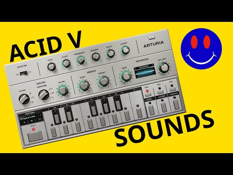 French Take On The Roland TB-303, Arturia Acid V Sound Demo With Feature Highlights