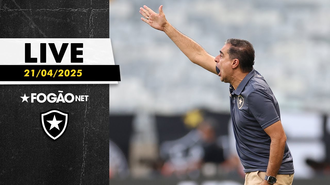 LIVE | Renato Paiva adota tom crítico e mostra insatisfação com desempenho do Botafogo