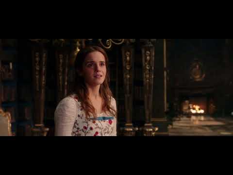 Beast Gives His Library To Emma Watson - Beauty And The Beast