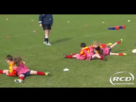 Rugby Coaching Drills   Introducing Tackling to Under 9s thumbnail
