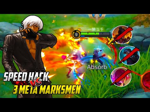 GUSION DESTROYS 3 META MM WITH SPEED HACK! | Gusion Gameplay | MLBB