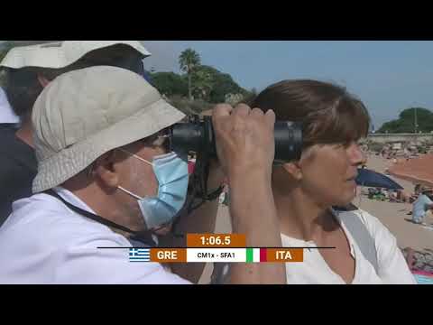 2021 World Rowing Beach Sprint Oeiras, Portugal - Peloro Italia - Giovanni Ficarra CM1x Semifinal