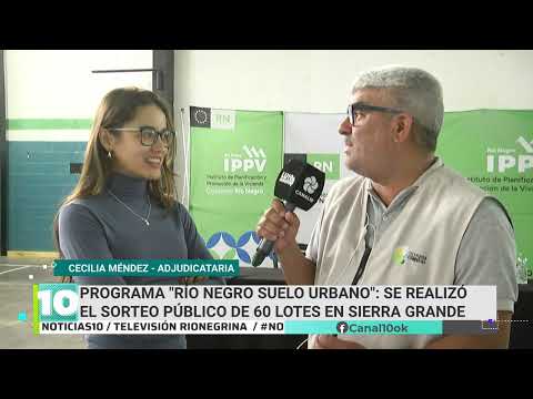 Sierra Grande: sortean 60 lotes con servicios para familias de la localidad