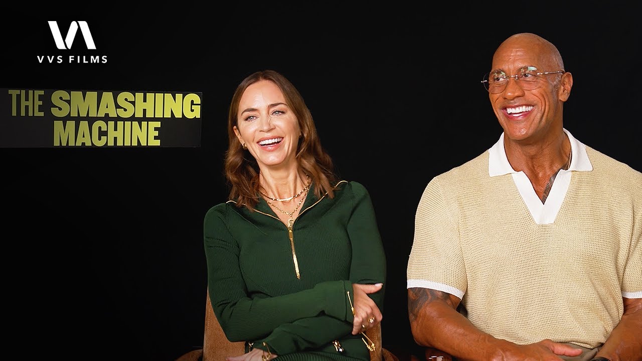 Dwayne Johnson and Emily Blunt talk The Smashing Machine