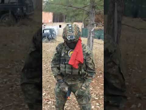 Most PAINFUL airsoft moment 🤣😬 #shorts #sports