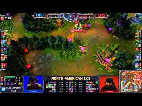 Dignitas vs Curse NA LCS Super week (Week 10) HD