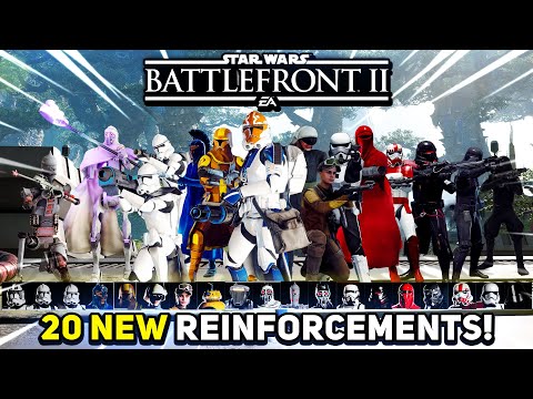 20 NEW Reinforcements & MORE for Star Wars Battlefront 2! Battlefront Expanded Mod! (Battlefront 2)