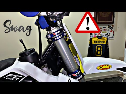 2020 HUSQVARNA FC450 upgrades! XTRIG triple clamps and PHDS system install