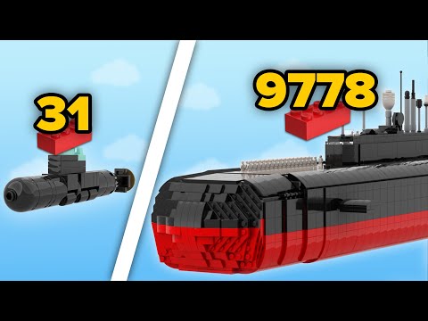 LEGO Submarines in Different Scales | Comparison