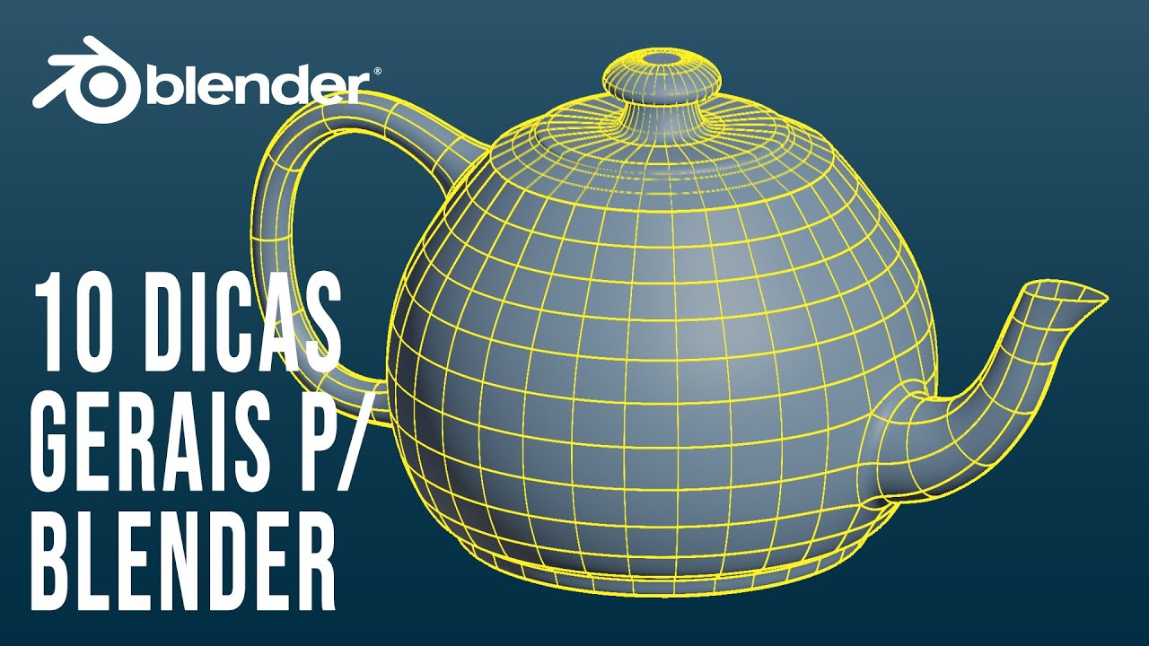 10 Dicas gerais de BLENDER para INICIANTES!