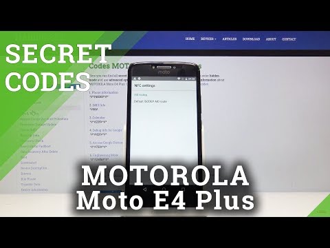 Secret Codes for MOTOROLA Moto E4 Plus – Testing Mode / Calendar Storage