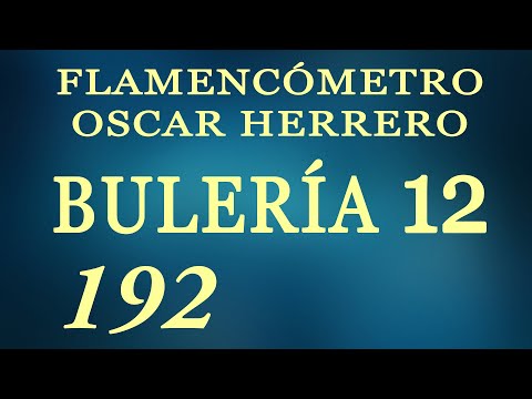 Metrónomo Flamenco - Bulería "12" 192 - Flamencómetro Oscar Herrero