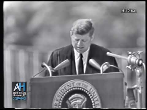 JFK's PEACE SPEECH | John F Kennedy June 10 1963 American University | Greatest Presidential Speech!