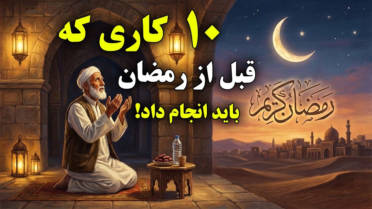 ۱۰ کاری که قبل از رمضان باید انجام داد | این‌ها را قبل از رمضان از اهمال نکن