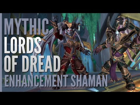 Mythic Lords of Dread First Kill | Enhancement Shaman PoV | Rain on Stormreaver