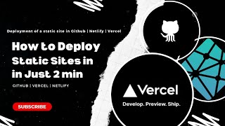 Download the video "Deploy any Static Site in Just 5 Min || Github , Vercel & Netlify || Totelligence Solutions"