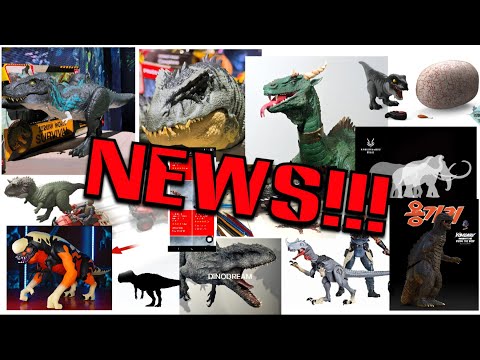 NEWS!!! More images of the NEW Mattel Jurassic World Giganotosaurus and T rex!!! & much more!!!
