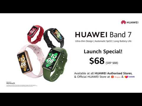 HUAWEI Band 7 – Thinner, Lighter, All-purpose Smart Assistance