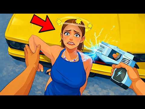 دعست البنت بالسيارة !😭 جربت مسدس الكهرباء المخيف !؟😱 Newtons Playground VR
