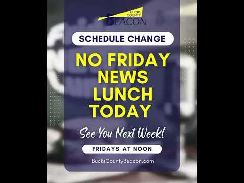 Schedule Change | No Friday News Lunch