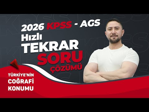 1) 2026 KPSS - AGS ENGİN ERAYDIN COĞRAFYA HIZLI TEKRAR & SORU ÇÖZÜMÜ COĞRAFİ KONUM
