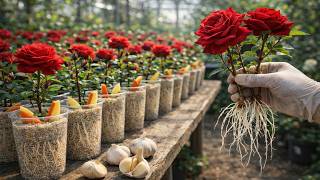 دورش نیندازید! باعث میشه ساقه‌های گل رز ۹۰۰ برابر بیشتر ریشه بزنن و شکوفه بدن!