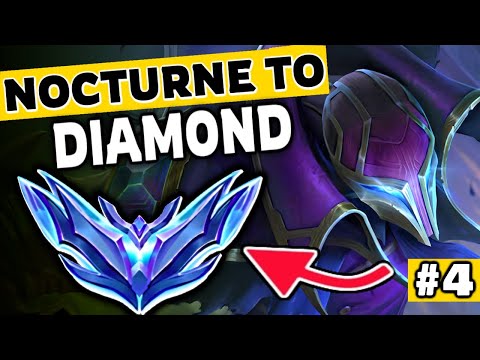 Nocturne Unranked to Diamond #4 - Nocturne Jungle Gameplay Guide | Season 13 Nocturne Gameplay