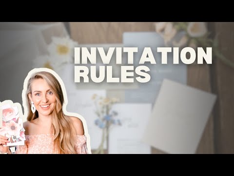 Wedding Invitation & Save the Date Do's and Don'ts