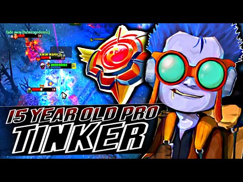 LENS TINKER 15 YEAR-OLD! PRO TINKER | DOTA 2 TINKER GAMEPLAY