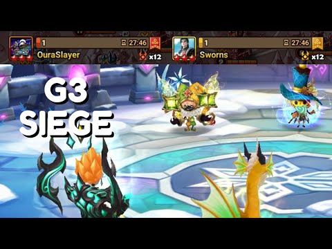 G3 SIEGE : OuraSlayer / Sworns - The Best F2P Counter to Morris Chilling Agrius META - Summoners War